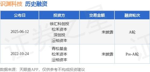 识渊科技完成A轮融资，徐汇科创投与松禾资本等共同投资，助力网络技术开发